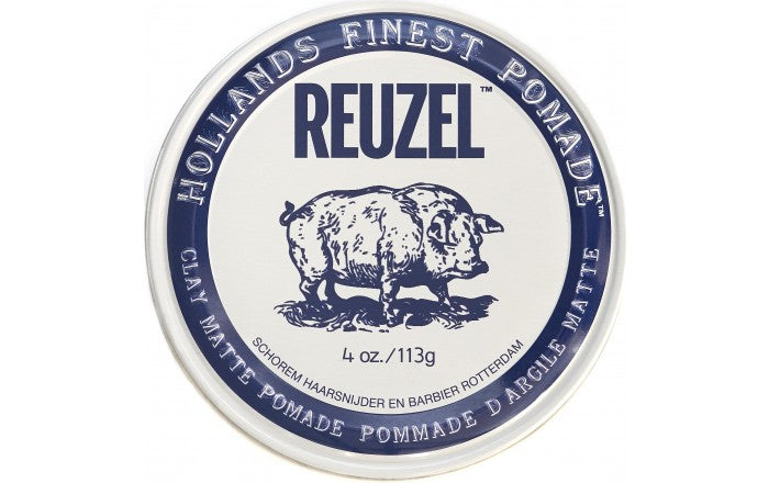 Clay Matte Pomade Medium Hold – No Shine – Water Soluble 4oz/113g